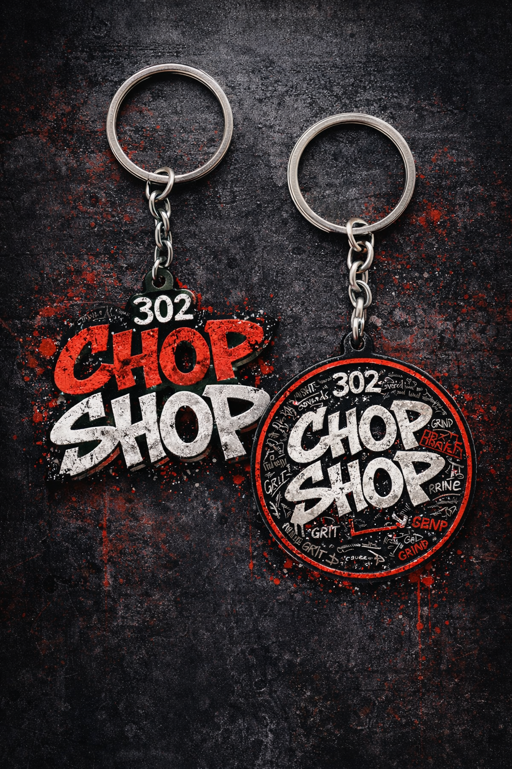302 Chop Shop Keychain Set (coming soon)